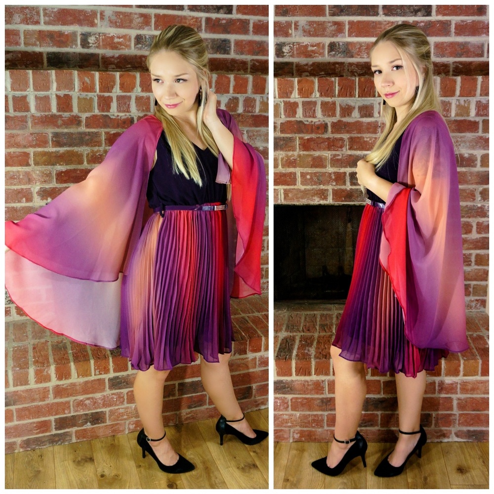 Rouge Romance & Love Spells Pleated Mini Dress - Picture 9 of 9